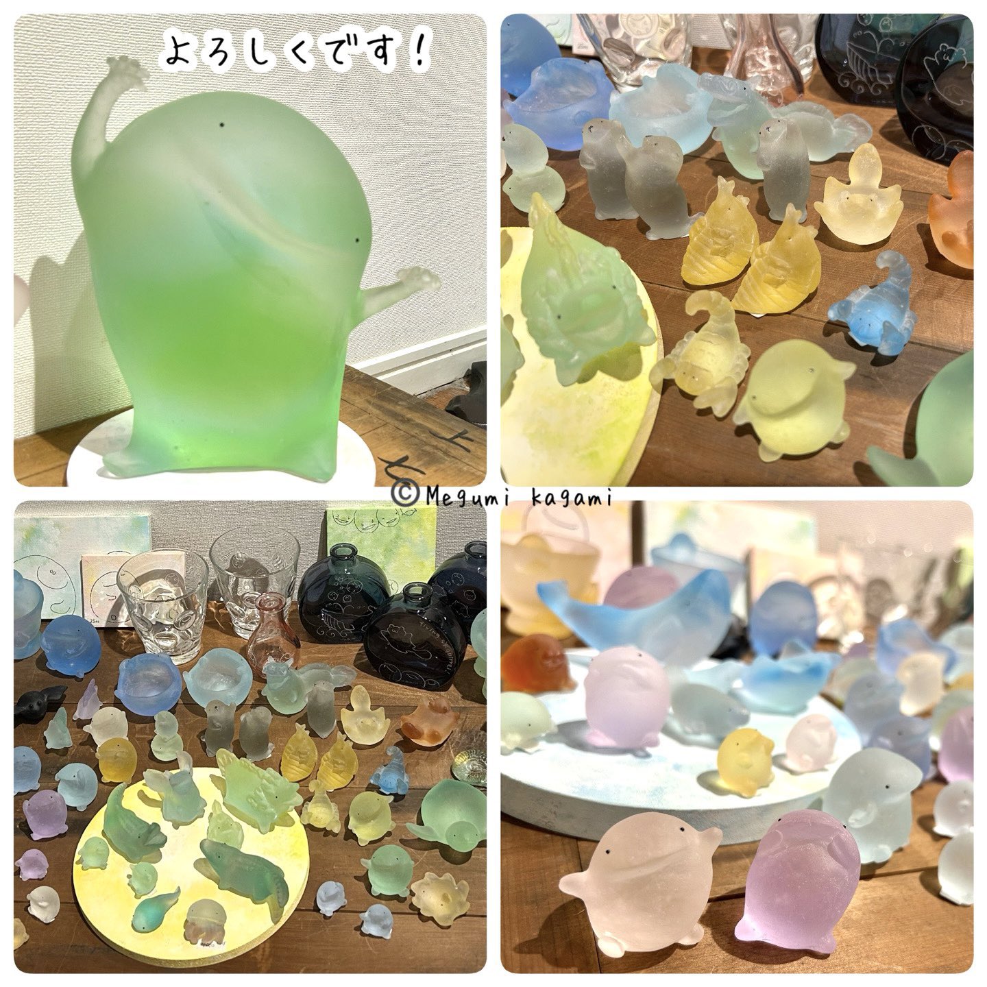 ひげくじら 加々美萌様作 ガラス作品 ハンドメイド 作家 おとも 鯨 ひげくじら 加々美萌様作 ガラス作品 ハンドメイド 作家 おとも 鯨