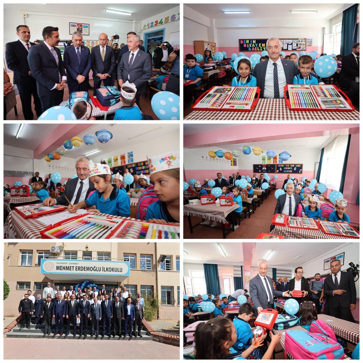 Vali Yardımcımız Sedat Sezik, İl Milli Eğitim Müdürümüz <a href="/erdalkilinc27/">Dr.Erdal KILINÇ</a> ve Büyükşehir Belediye Başkanvekili <a href="/halilugur1971/">Halil UĞUR</a> ile Mehmet Erdemoğlu İlkokulu’nu ziyaret ettik.

Yeni eğitim öğretim yılına başlayan evlatlarımıza ve öğretmenlerimize başarılar diledik.

Bu yıl da
