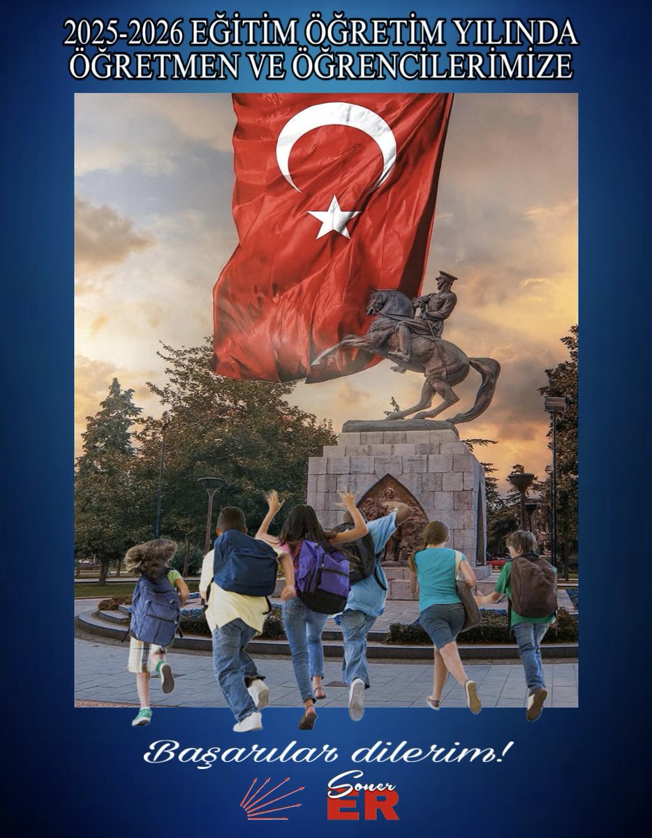 sonerer70's tweet photo. Yeni eğitim-öğretim yılında tüm öğretmenlerimize sabır ve güç, öğrencilerimize ise azim ve başarılar diliyoruz.
Bilgiyle yoğrulmuş, çağdaş ve aydınlık yarınlara hep birlikte yürümek dileğiyle… https://t.co/vOsa9ECC3m