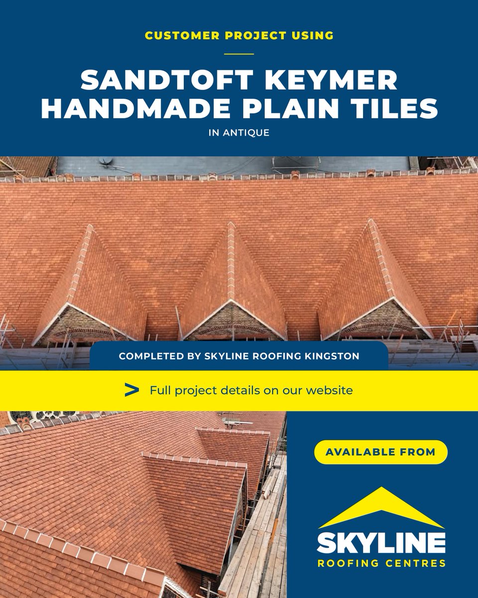 Skyline Roofing Kingston have done a great job renovating the roof of Union Chapel in Islington.

We supplied:
• Sandtoft Keymer Hand Made Plain Tiles in Antique
• ALM Lead
• TP Jordeson Timber

Looking for the perfect materials for your next project? Our team is here to help