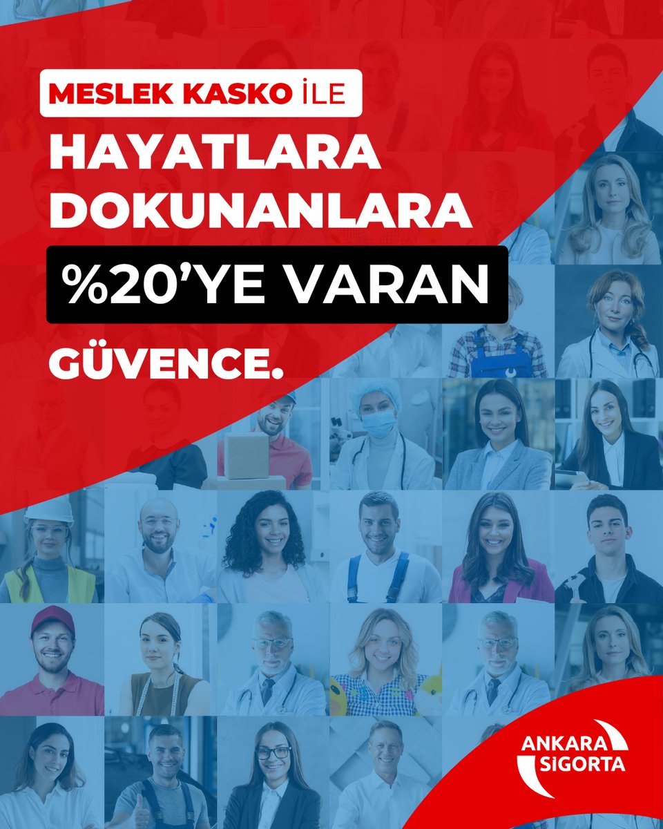 Siz mesleğinizle hayatlara değer katarken, biz de aracınızı %20’ye varan indirimlerle güvence altına alıyoruz. 🚗