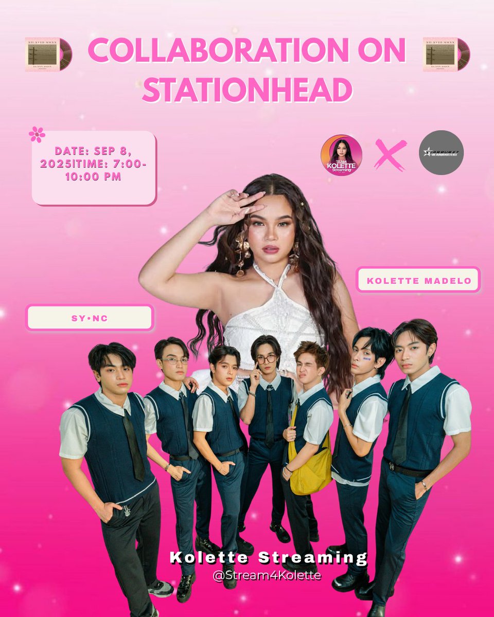 Team Kolette OFC (Back-up Account) (@teamkolette_ofc) on Twitter photo Hi, Moonlettes & Moonies! 🌙
Get ready for a fun and exciting vibes collaboration with <a href="/starburstsvt/">Starburst SVT</a> 🎶
Happening TONIGHT on @StationHead — stay tuned!
📅 Date: September 8, 2025
🕔 Time: 7PM – 10PM PHT
🎙️ Host: <a href="/starburstsvt/">Starburst SVT</a>
Let’s hang out, vibe, and make it a night to Hi, Moonlettes & Moonies! 🌙
Get ready for a fun and exciting vibes collaboration with <a href="/starburstsvt/">Starburst SVT</a> 🎶
Happening TONIGHT on @StationHead — stay tuned!
📅 Date: September 8, 2025
🕔 Time: 7PM – 10PM PHT
🎙️ Host: <a href="/starburstsvt/">Starburst SVT</a>
Let’s hang out, vibe, and make it a night to