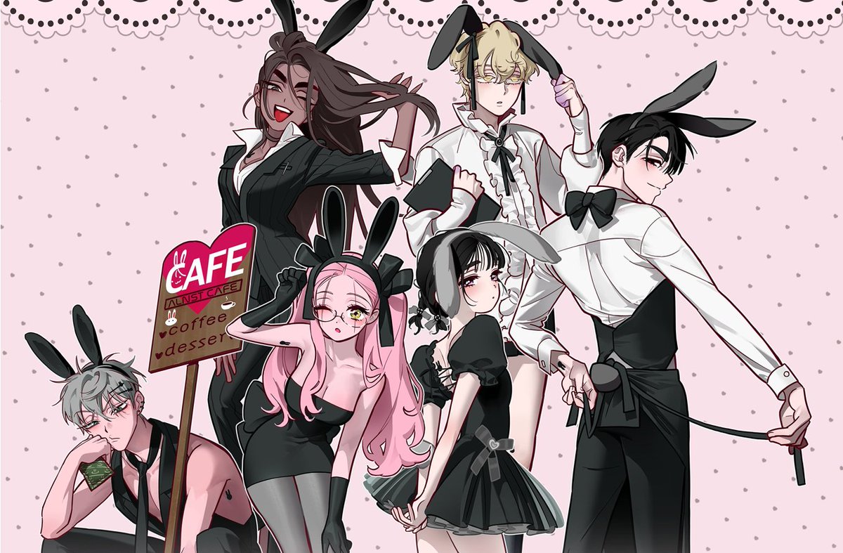 cute detail! each one has a🐰mark on their body
MIZI: upper right arm
SUA: upper left back
TILL: below his left armpit
IVAN: left wrist 
LUKA: left leg above knee
HYUNA: right chest