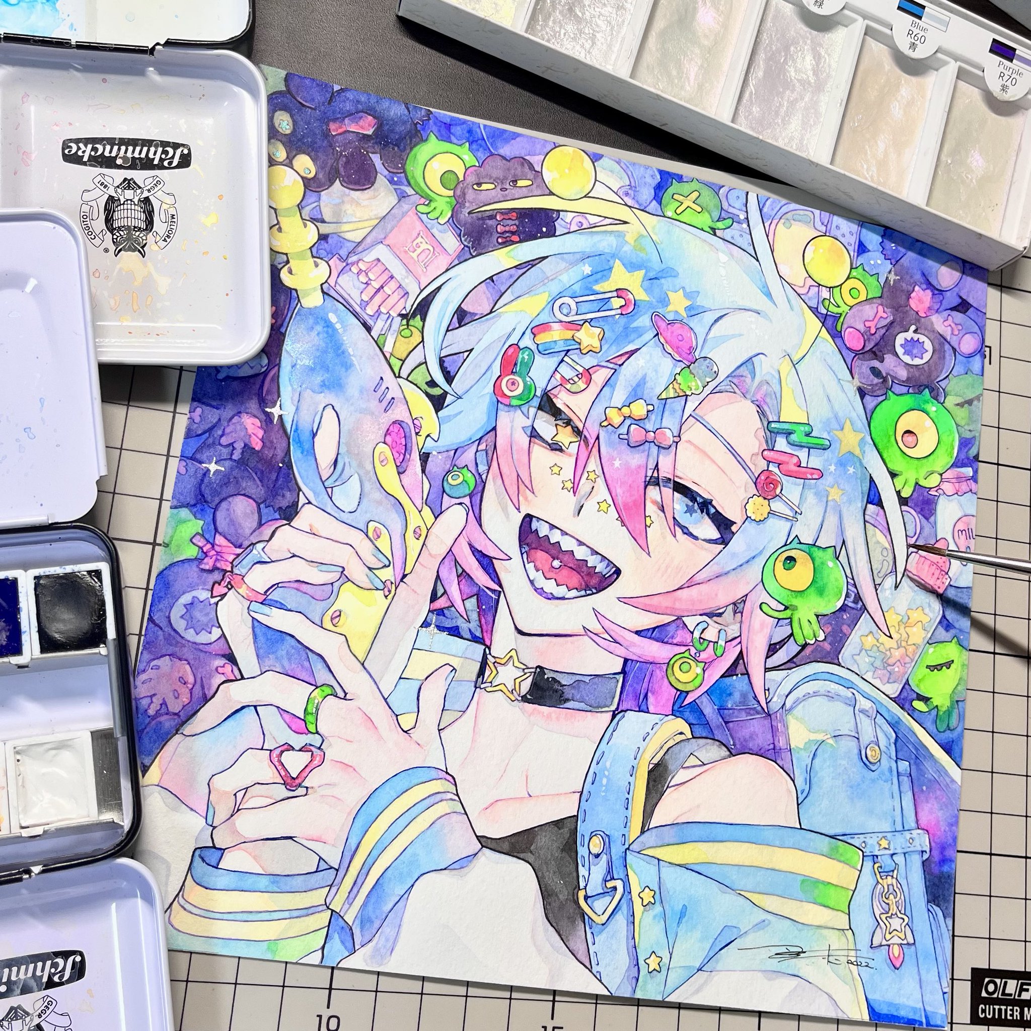雨時々曇り☆アクリル画 時雨 on X: 