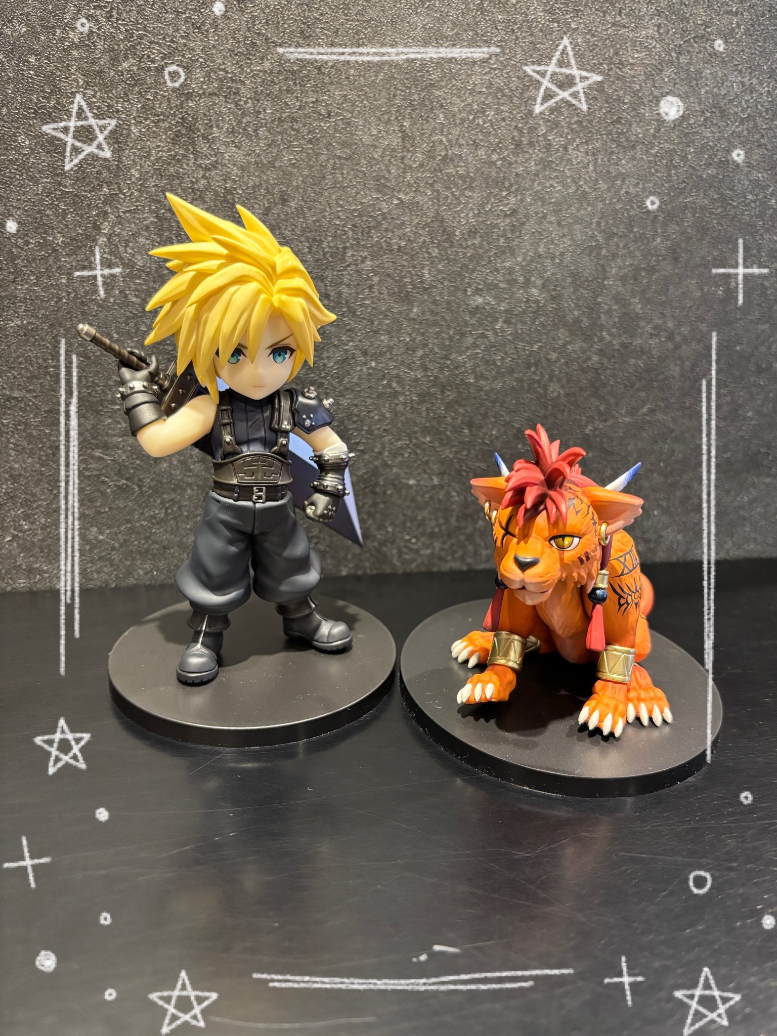FF7R FF7 アートウォールミラー【最安値・極美品・早いもの勝ち】 FF7R
