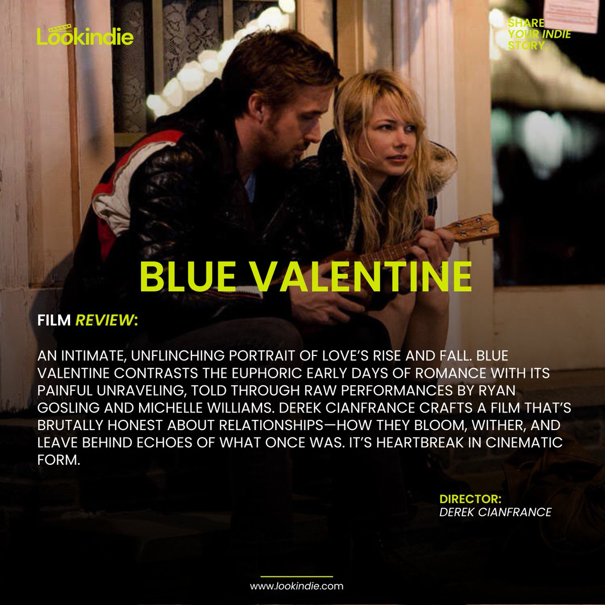 Every project has a unique voice - our reviews aim to capture it. 
Loved reading our take on films? Let’s create one for your work as well.
lookindie.com