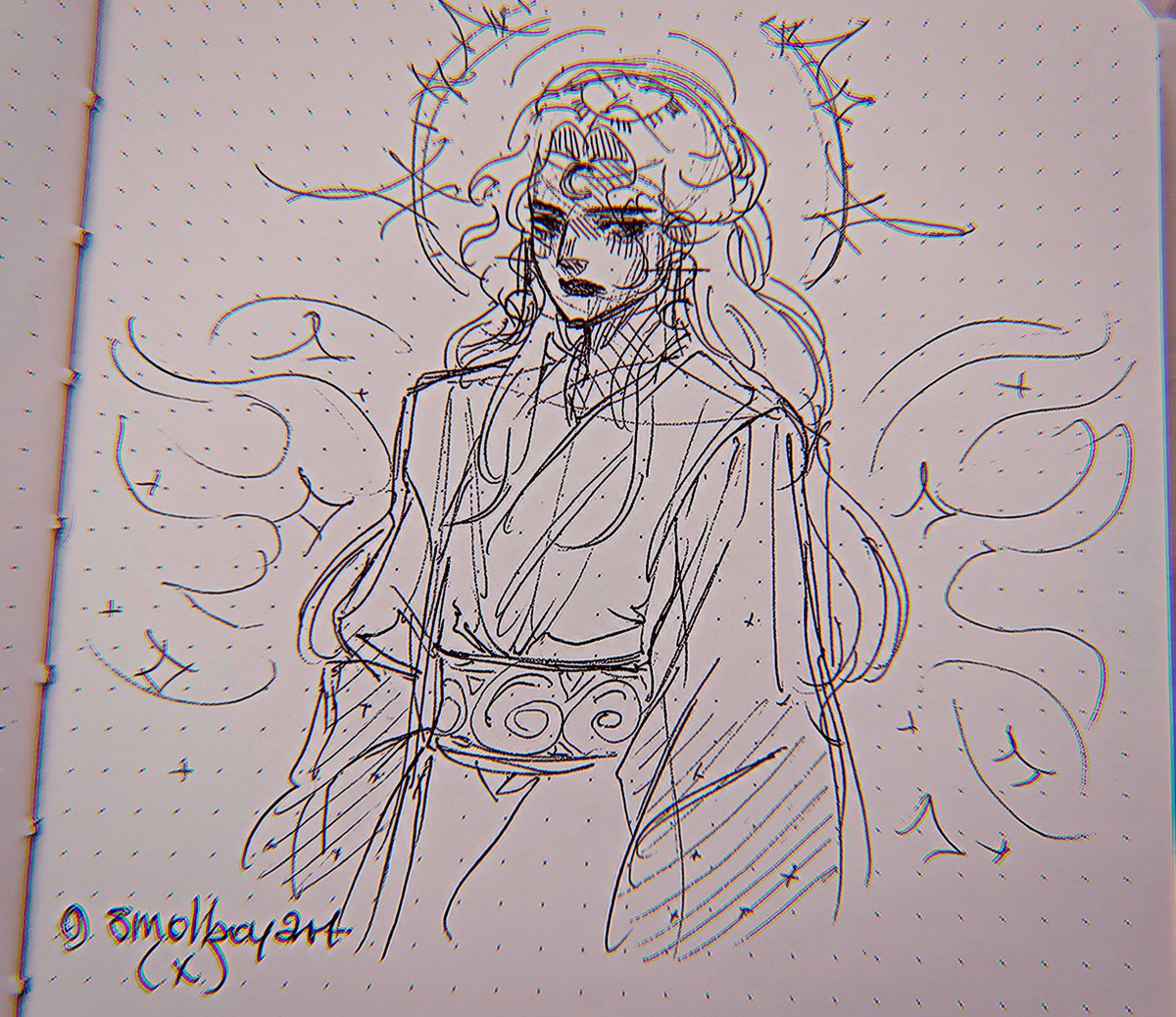 sketching my oc Eryon 🎀 #oc