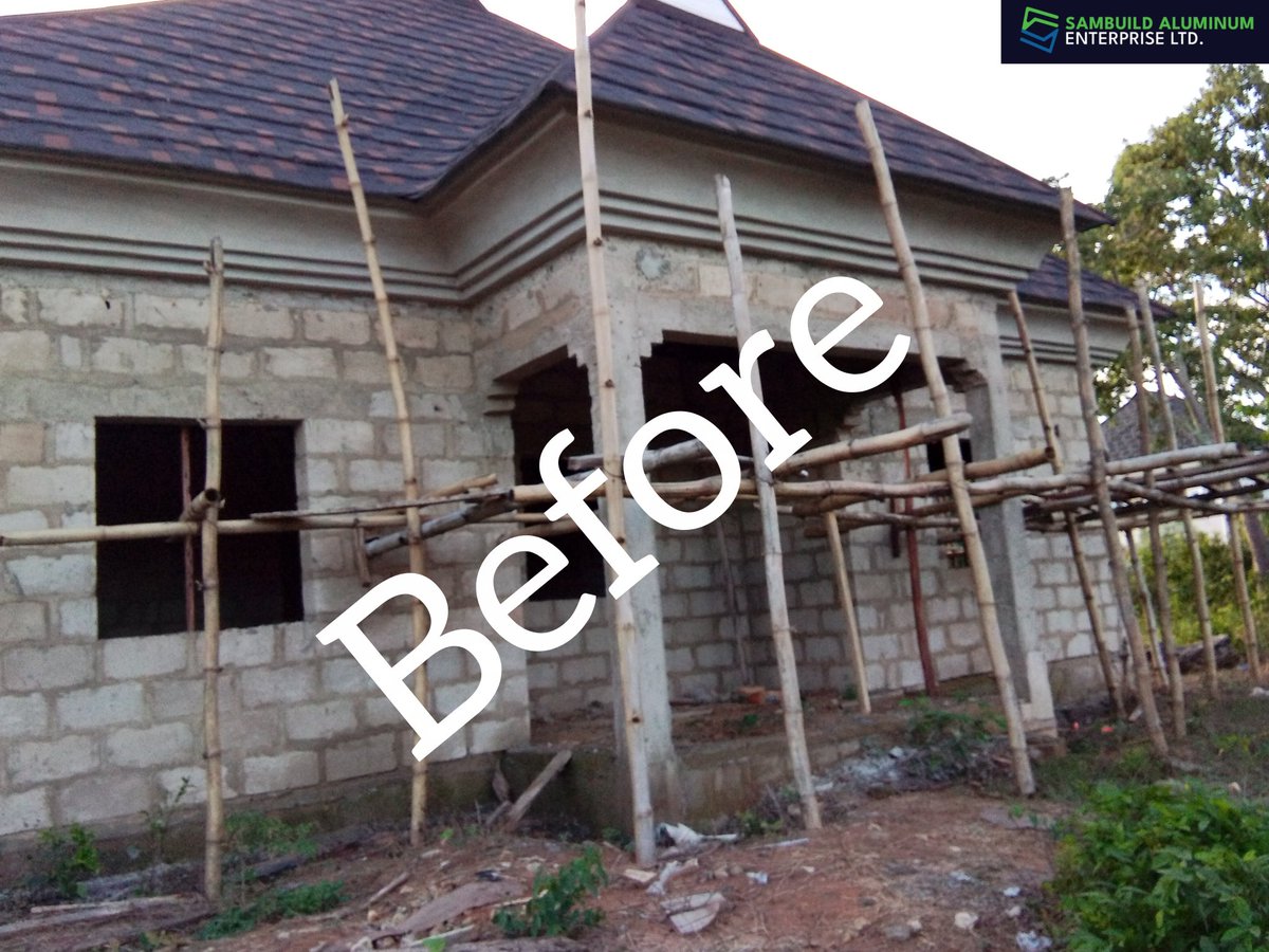 TemibiSamuel's tweet photo. Let the light shine in with Sambuild Windows. 
Our aluminum windows are:
Durable ✅
Portable ✅
Rust free✅
Long lasting✅
Perfect finishing✅
The smart choice for modern living.
Call us 🤳🏾 08143754592. Whatsapp 08020948359 
#AluminumWindowsAndDoors #qualityfinishing #Sambuild https://t.co/VREBh697aH