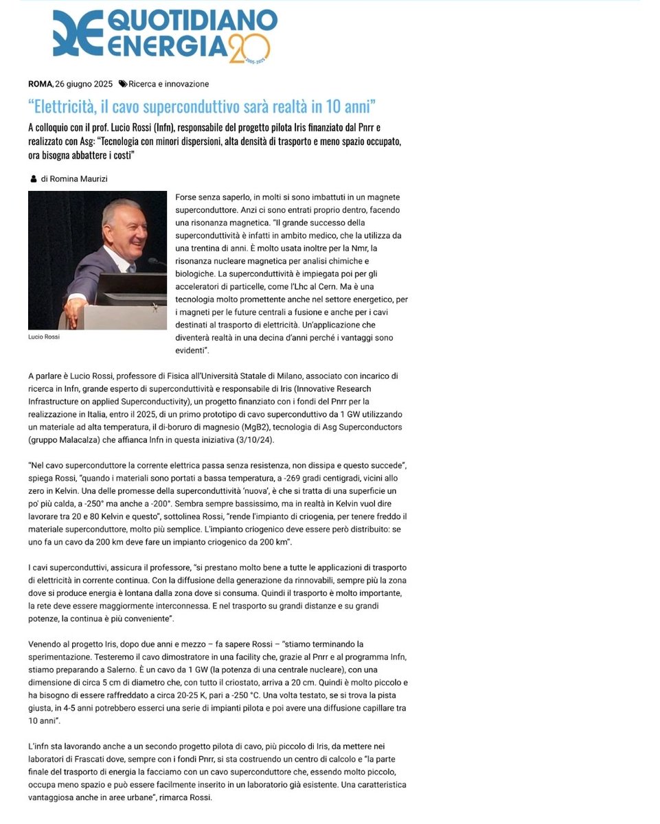 "In a superconducting cable, electricity flows without resistance, making it ideal for all DC power transmission applications."⚡
Discover more about the developments and potential of MgB₂ superconducting technology.
.
.
.
#Superconductors #EnergyInnovation #MgB2 #ZeroLoss