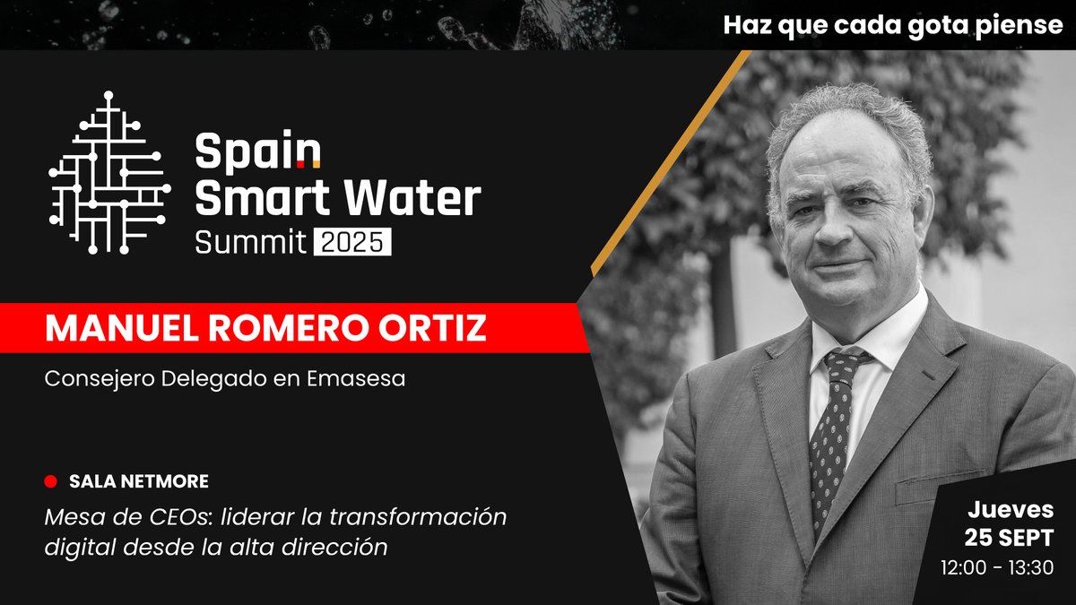 Spain Smart Water Summit tweet media