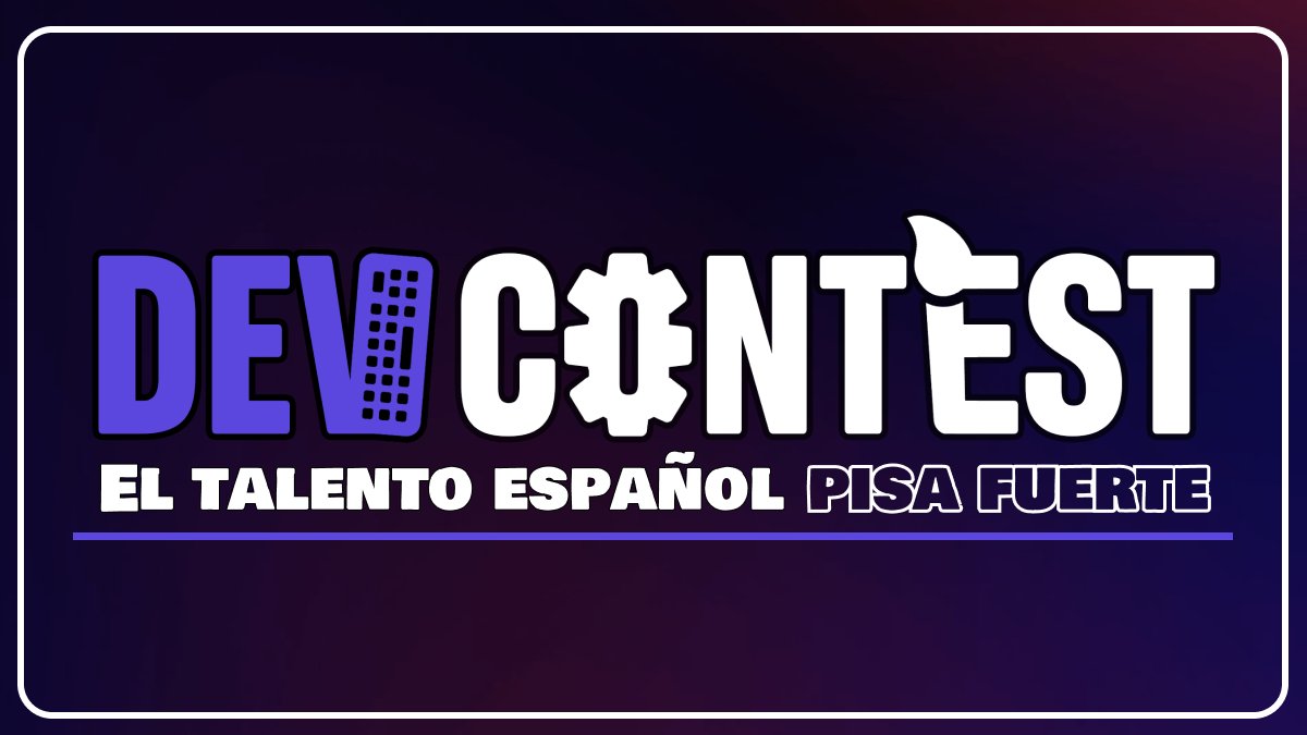 🎮✨ El futuro del desarrollo español ya está aquí. ¡Bienvenid@s a #DevContest2025!

👉 Un concurso que busca descubrir y potenciar el talento joven en el desarrollo de videojuegos en España impulsada por <a href="/videojuegosAEVI/">AEVI</a> 

🔗 Toda la información en devcontest.net