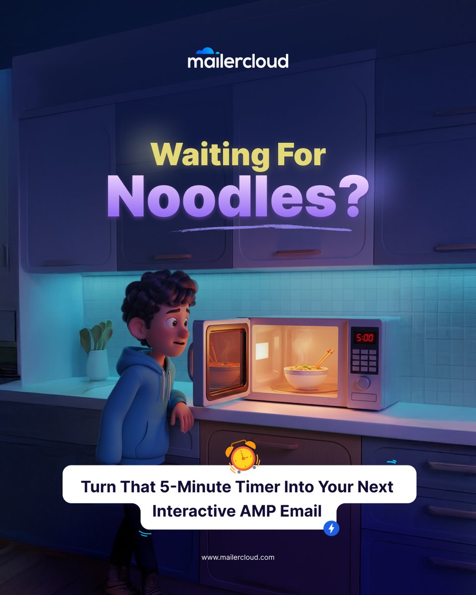 mailercloud's tweet image. The future of email isn’t about spending hours designing.
With mailercloud’s AMP Template Gallery, you can create interactive, ready-to-send campaigns in just 5 minutes.

💡 Faster emails. Smarter engagement.