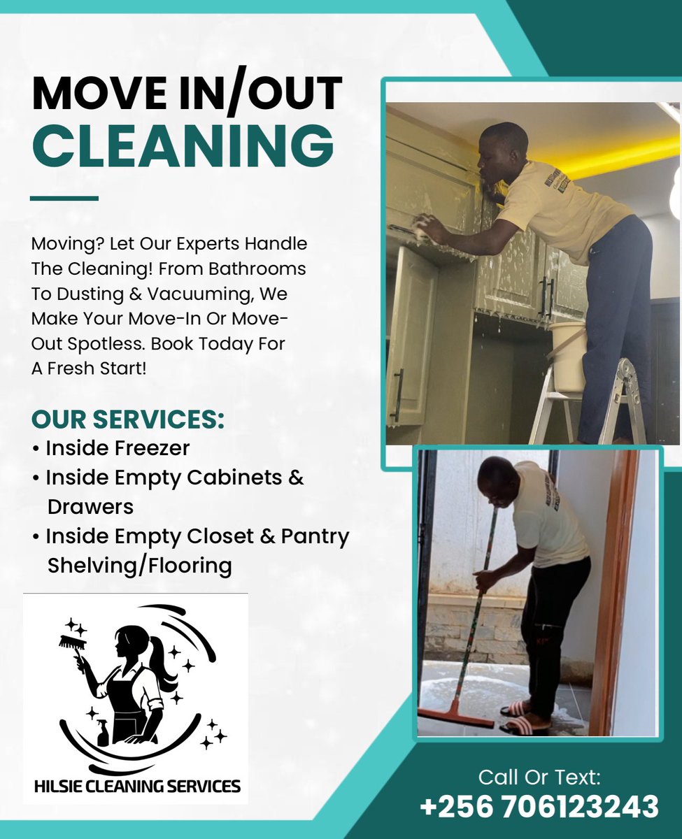 We provide cleaning services 

Are you moving into a new apartment book your post construction appointment with <a href="/HilsieCleaning/">Hilsie cleaning services</a> 

Call/ WhatsApp 0706123243 to book