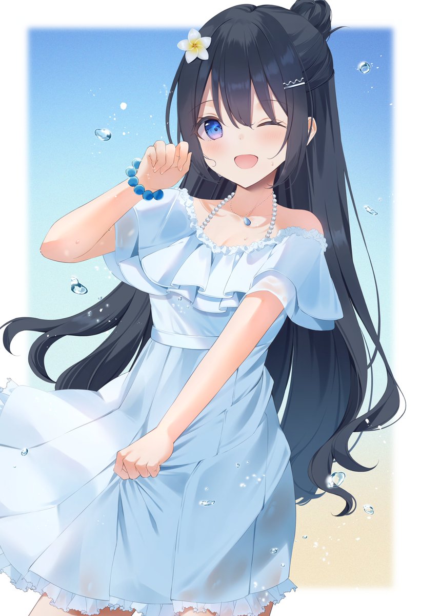 水遊び💧
#illustration