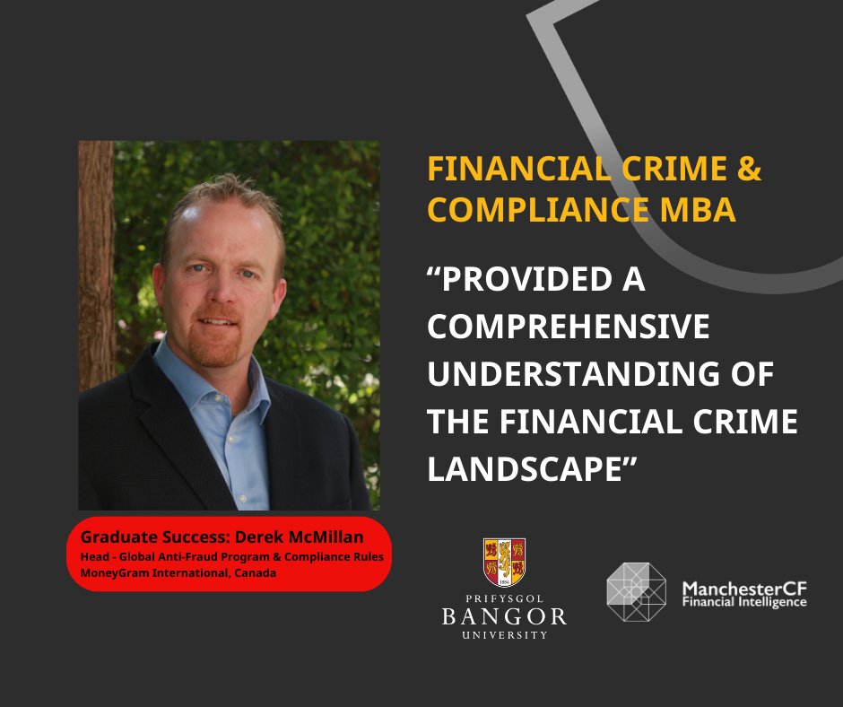 BBS_ExecEd's tweet image. The Financial Crime & Compliance MBA aims to develop career prospects for Financial Regulation and Anti-Money Laundering Compliance specialists as well as those interested in entering this field.
Learn more bit.ly/3IZrHon
#compliance #FinancialCrime #AML