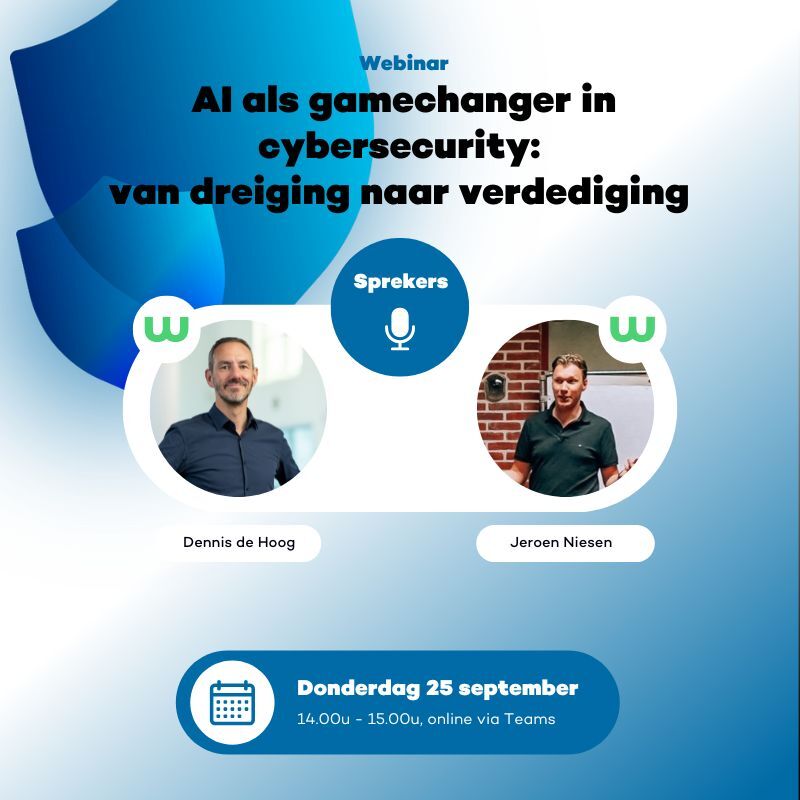 wortell's tweet photo. De spelregels binnen #cybersecurity veranderen: aanvallen worden sneller en moeilijker te detecteren. Maar AI kan ook jouw krachtigste wapen zijn.

📅 Donderdag 25 september | 14:00 – 15:00 uur

Ontdek hoe jij AI inzet om de balans te kantelen!
👉 https://t.co/VTpldATQRv https://t.co/NCjj8Ca1yI