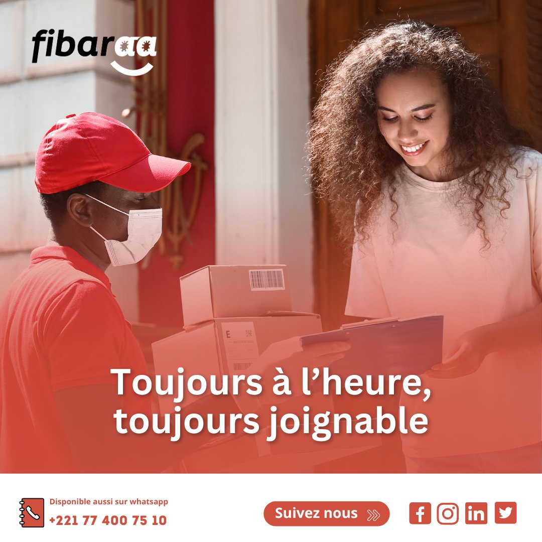 Bon début de semaine à tous !📦

#FibaraaSn #Monday #Gawtéwoor #Allôfibaraa #LivraisonPro #Ponctualité #ServiceFiable #LivraisonDakar