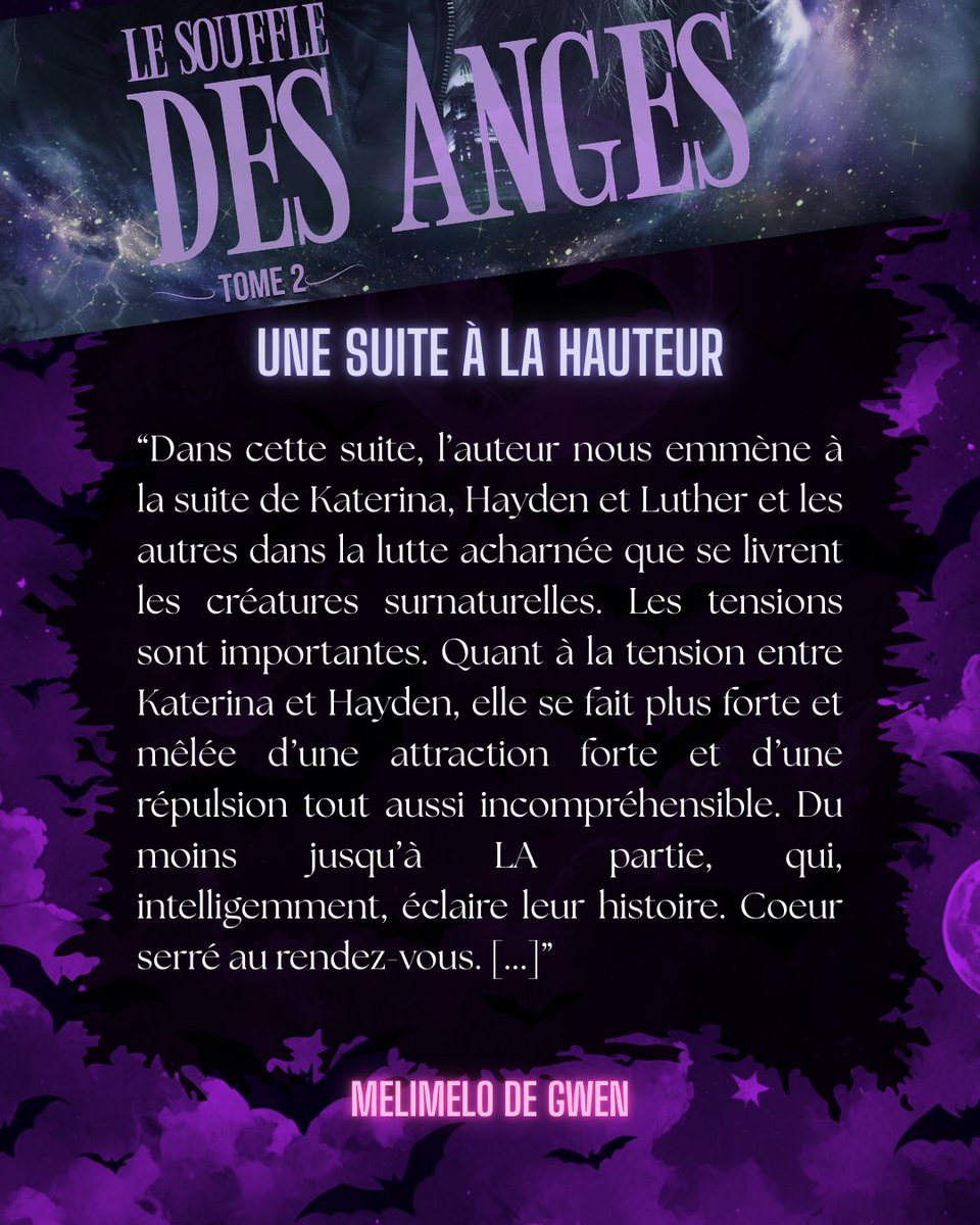 LucilleRybacki's tweet photo. Puisque les premiers avis laissés sur la première édition vont plus ou moins passer à la trappe avec la réédition (nouvelle fiche du livre), j’ai décidé de les remettre en avant. Chaque avis est tellement précieux 🖤 #book #lesouffledesanges https://t.co/dlITVXO4mC