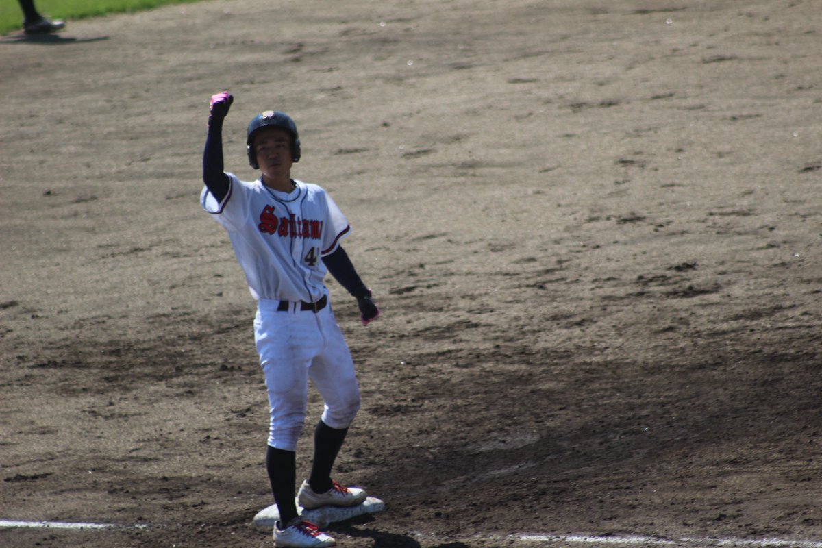 saitamaBBC's tweet photo. 〔試合結果⚾️〕
秋季リーグ戦第1節(9/6)
vs 宇都宮大学

⚪️18-4

投手-捕手・堀井(6),徳井(2)-森川

二塁打:根津(2),豊田(2),小松(4),西里(5),津田(8)
三塁打:澤田和(3),森川(5)

本日のヒーローは猛打賞の根津陽央(3年),豊田塁(3年),澤田和輝(2年)と代打でタイムリーを放った津田昌毅(4年)です! https://t.co/Lrb50Kri44