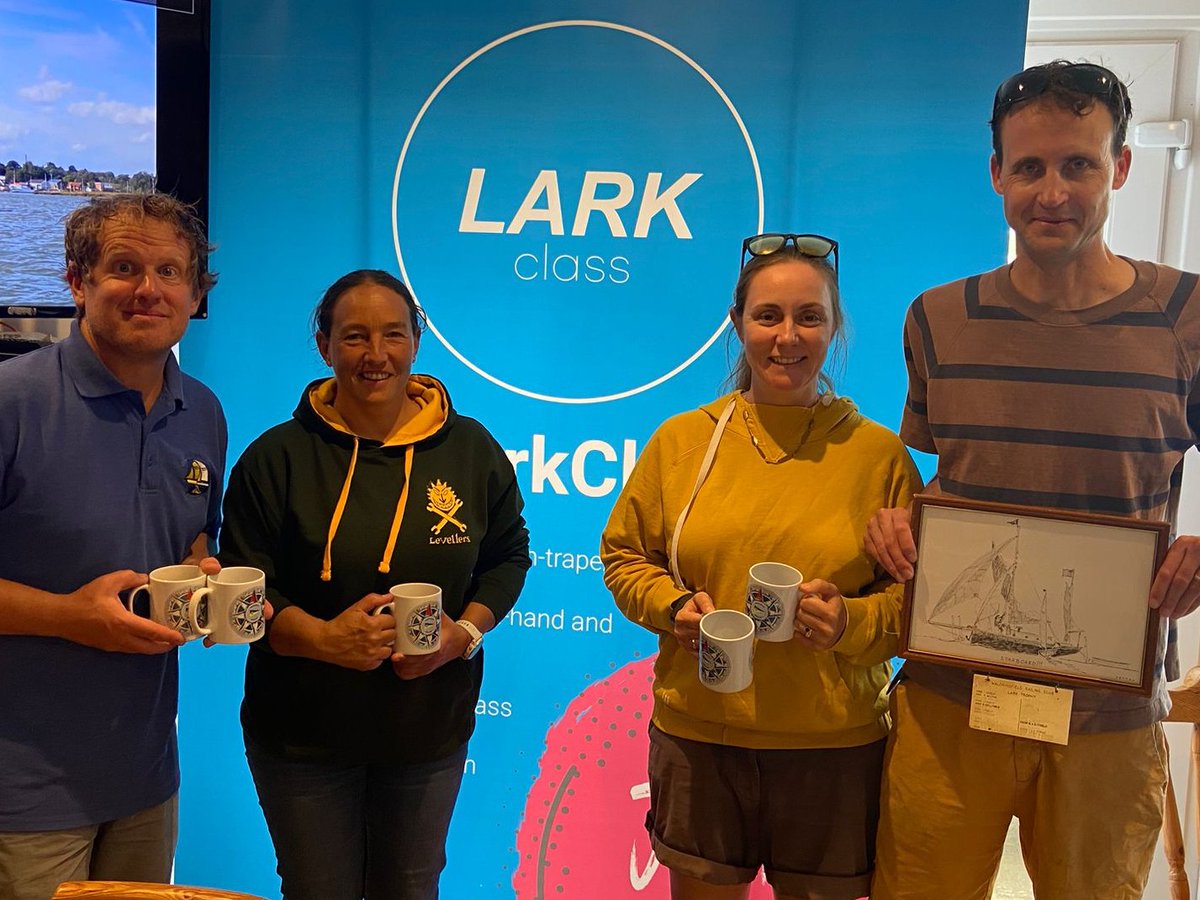 The results are in for the <a href="/Craftinsure/">craftinsure</a> #larkclass Open Meeting at Waldringfield Sailing Club.
Top 3:
🥇Harry Pynn &amp; Gemma Cook - Waldringfield Sailing Club
🥈Daniel Watson &amp; Nat Bannister - Waldringfield Sailing Club
🥉Nigel Hufton &amp; Daniel Ringland - Frensham Pond Sailing Club