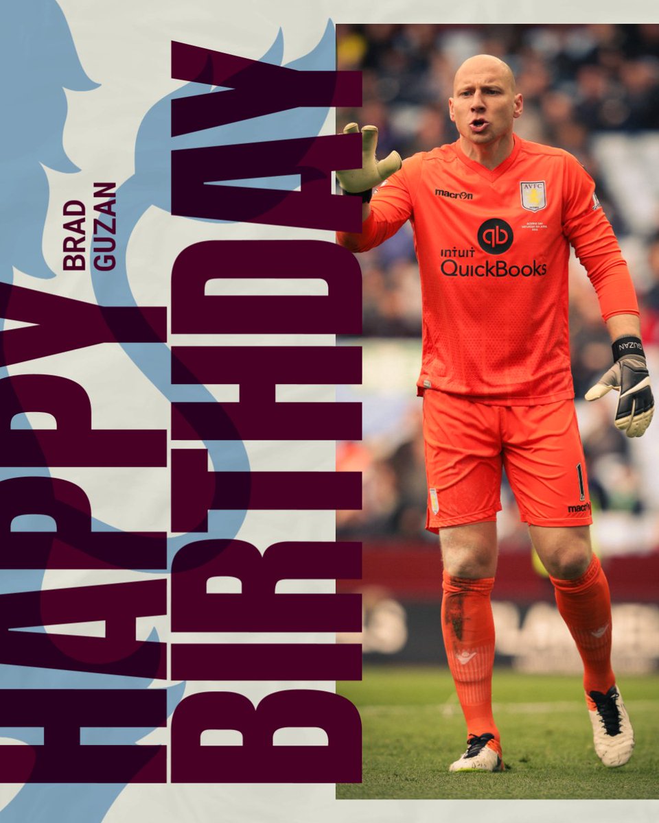 Also wishing former Villan, Brad Guzan, a happy 41st birthday 🎁