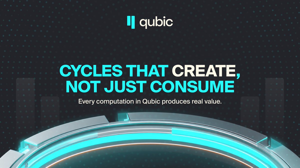 In Qubic, every tick counts.

Every task produces something:

• AGI development
• Monero Blocks
• Securing the Qubic network

This isn’t theoretical.
It’s already running.

And it works.
