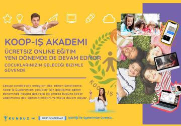 SENDİKAMIZDAN ÜYELERİMİZ ve ÇOCUKLARI İÇİN DEV EĞİTİM HİZMETİ DEVAM EDİYOR

📢📢📢Sosyal sendikacılık anlayışını ilke edinen Sendikamız Koop-İş üyelerimiz ve çocukları için geçtiğimiz eğitim döneminde hayata geçirdiği eğitim hizmetine bu dönemde de devam ediyor.

👇👇👇