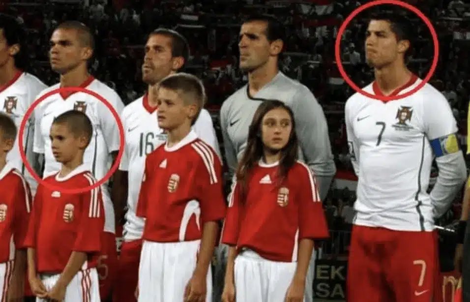 🇭🇺 Tomorrow Dominik Szoboszlai meets Cristiano Ronaldo again. 

This time as the captain of his country and a Premier League champion. 

📆 Throwback to 2009 when he was just a ball boy (standing in front of Raul Meireles).