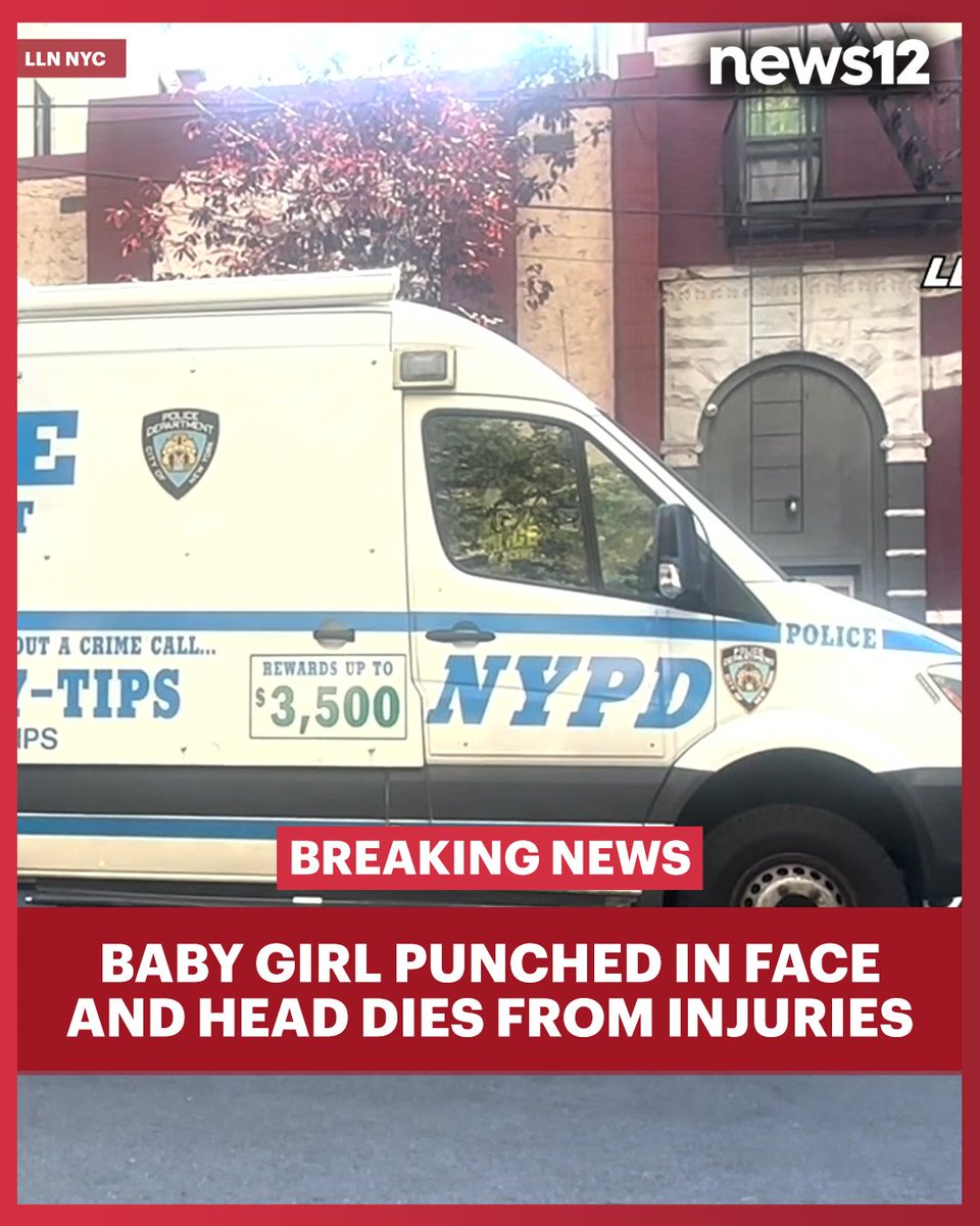 News12BX's tweet image. #BreakingNews: The 1-year-old girl who was punched multiple times in the face and head in #Melrose died, police say. - bit.ly/4m4ZQV8