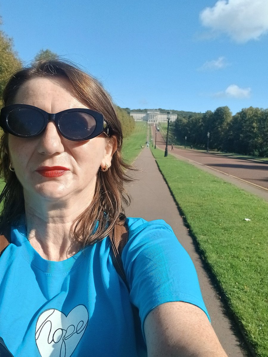 A beautiful day for a protest <a href="/CalebsCauseNI/">CalebsCauseNI (Alma White)</a> <a href="/CarersNI/">Carers NI</a> <a href="/BBCMarkSimpson/">Mark Simpson</a> @bbcni <a href="/BelfastLive/">Belfast Live</a> <a href="/BelTel/">Belfast Telegraph</a> <a href="/utv/">UTV</a> #Autism #Hope #SENLivesMatter #SEN