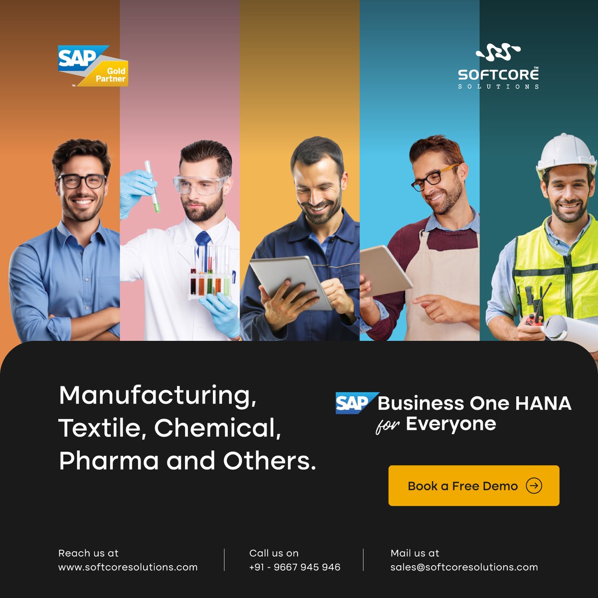 SCS_SAPB1's tweet image. One ERP. All Industries. SAP Business One HANA adapts to Your Business.

Simplify operations, boost efficiency, and grow without limits.

#SAPBusinessOneforEveryone #SAPBusinessOneHANA #SCS #SoftCoreSolutions #RisingStrong #SAPB1HANA #ERP