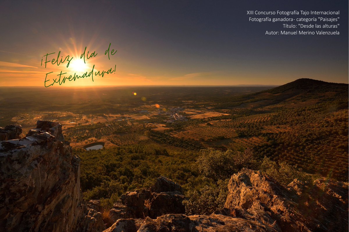 Desde el Centro de Interpretación del Tajo Internacional, os deseamos ¡Feliz día de Extremadura!  ¡¡Orgullo  de TIERRA!!