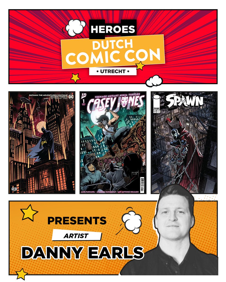 Winner of the 2024 Ringo Award for Favourite New Talent, Danny Earls has made a huge impact in just two years as a pro, working with giants like Marvel and DC on The Incredible Hulk, Alien, Punisher, Darth Vader, Batman, and Superman 🙌 

Read more: bit.ly/41EH0wS