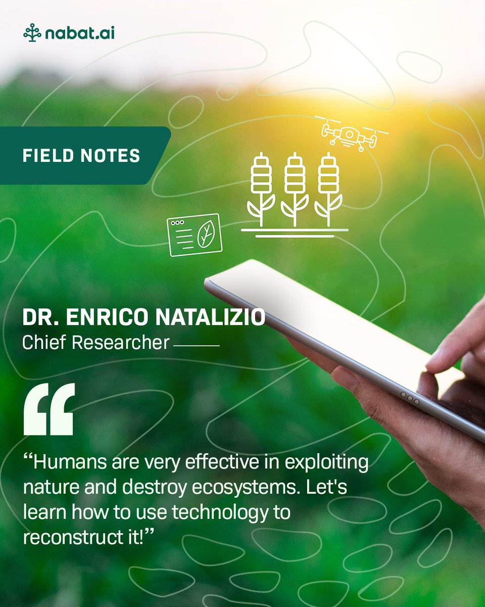 Nabat_ai's tweet image. We’ve taken more from the Earth than we’ve given back.

At Nabat, Dr. Enrico is leading research that flips the script — using intelligent systems to restore what’s been eroded.

👉 nabat.ai

#AIForNature #ClimateTech #Sustainability #Nabat