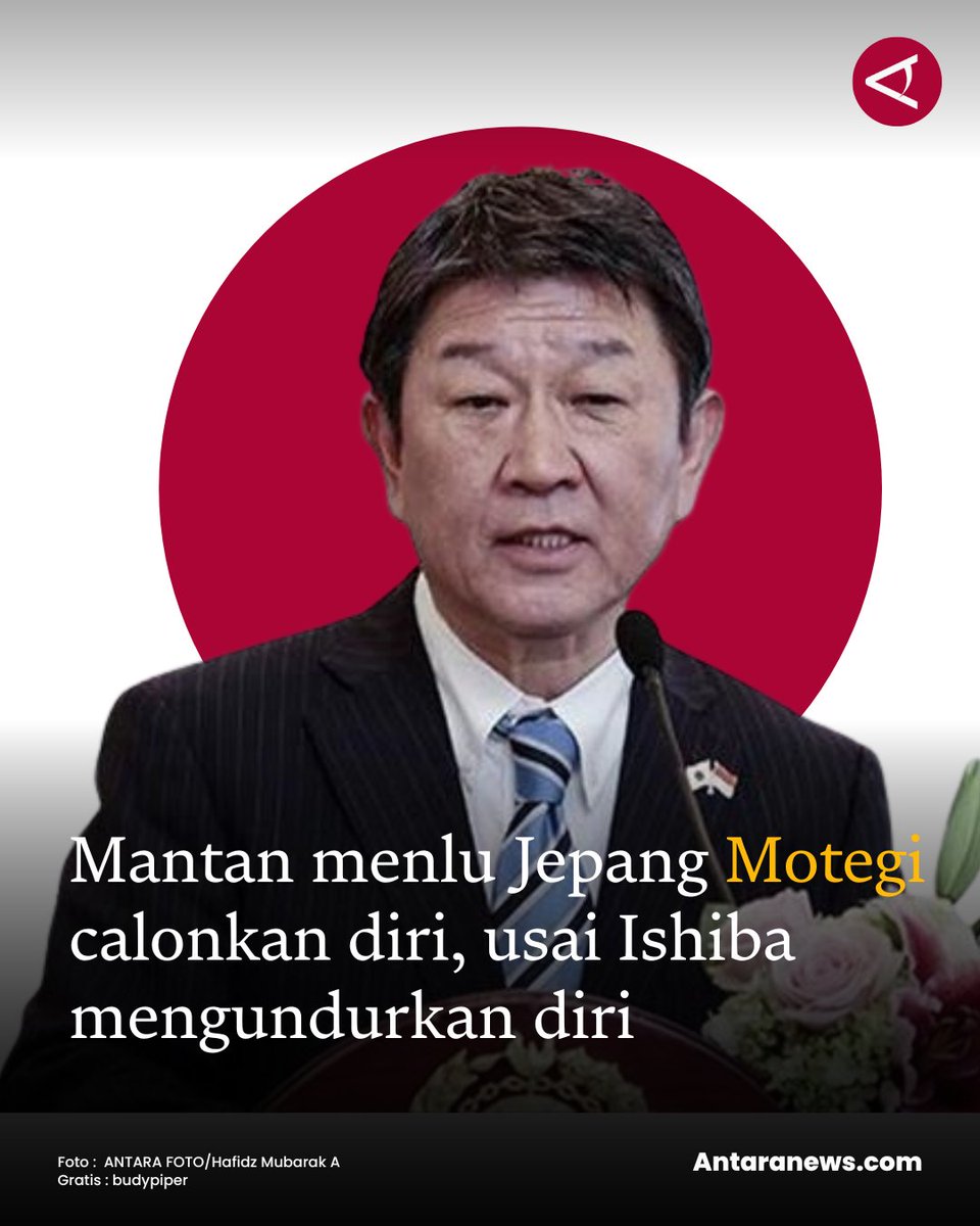 antaranews's tweet image. Menyusul pengumuman pengunduran diri Ishiba, LDP diperkirakan akan membahas format dan jadwal pemilihan ketua partai.

#motegi #jepang #menlu #ldp #Politik 
Baca selengkapnya 
antaranews.com/berita/5093777…