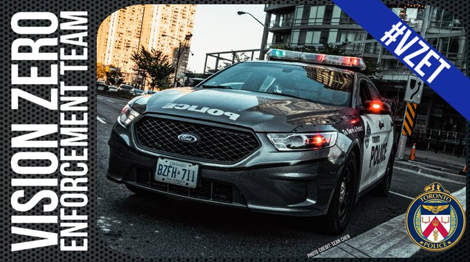 It's September 8th - <a href="/TorontoPolice/">Toronto Police</a> #VZET Enforcement officers are focused on #VisionZeroTO in <a href="/TPS23Div/">23 Division</a> &amp; <a href="/TPS53Div/">53 Division</a> neighbourhoods today. If you'd like to know what division serves your community use tps.ca/my-neighbourho…