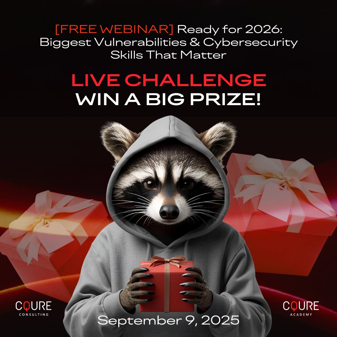 CQURE Academy (@cqureacademy) on Twitter photo FREE webinar and a REALLY BIG PRIZE to win - all that will happen tomorrow at 7PM CEST / 1PM EDT / 10AM PDT 🙌🏆
Join <a href="/PaulaCqure/">Paula Januszkiewicz</a>, <a href="/samilaiho/">Sami Laiho</a>, <a href="/Amr_Thabet/">Amr Thabet</a> & Marcin Krawczyk 👉 cqureacademy.com/webinars/vulne…
#FreeWebinar #Cybersecurity FREE webinar and a REALLY BIG PRIZE to win - all that will happen tomorrow at 7PM CEST / 1PM EDT / 10AM PDT 🙌🏆
Join <a href="/PaulaCqure/">Paula Januszkiewicz</a>, <a href="/samilaiho/">Sami Laiho</a>, <a href="/Amr_Thabet/">Amr Thabet</a> & Marcin Krawczyk 👉 cqureacademy.com/webinars/vulne…
#FreeWebinar #Cybersecurity