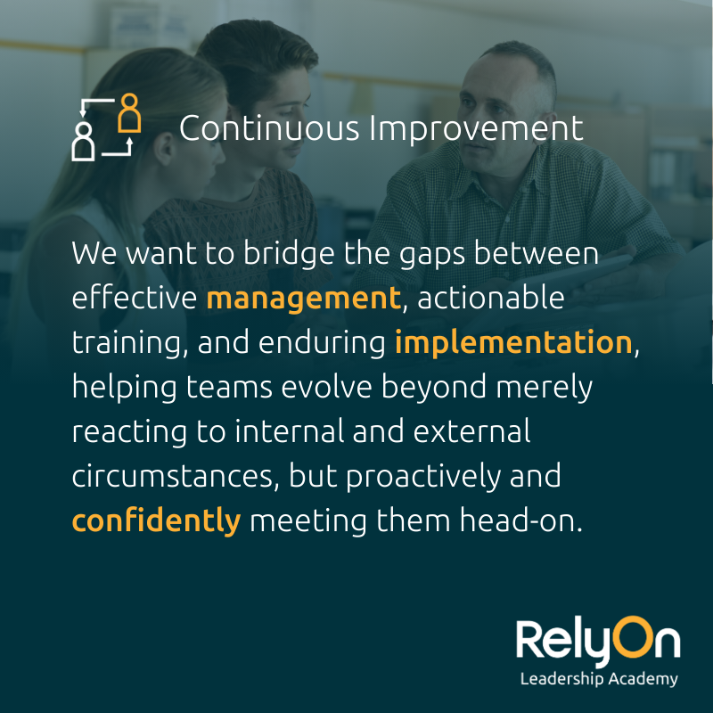 ACADEMY SPOTLIGHT

We believe that true excellence is built through continuous learning, innovation and workforce development. RelyOn Academies, are at the heart of this mission.

It's time for part 3 of our 'Academy Spotlight' series🙋

Learn more about our Leadership Academy👇