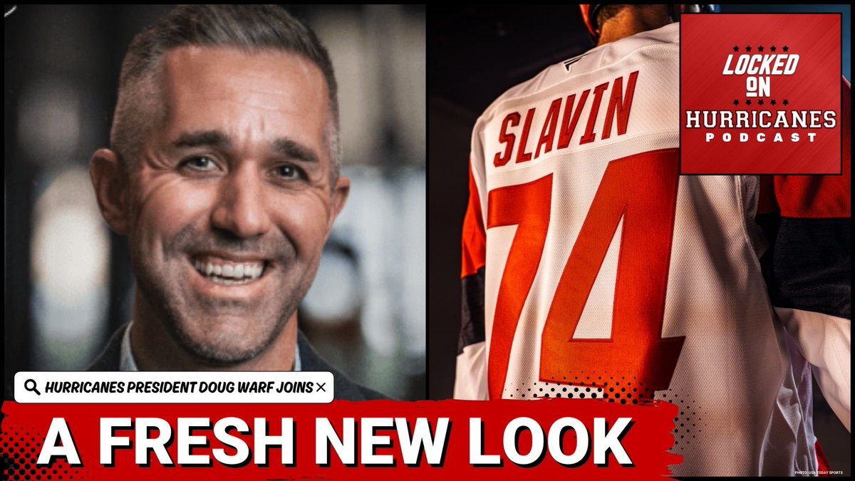 🚨Episode 1050🚨Monday Edition:

Carolina Hurricanes President <a href="/dougwarf/">Doug Warf</a> joins the podcast to discuss the new road uniform.

From the idea of a fresh design to the process, it’s a fun look into how it happens #RaiseUp

🎧: link.chtbl.com/LOCarolinaHurr…
📺: youtu.be/QmDuN2GolV0