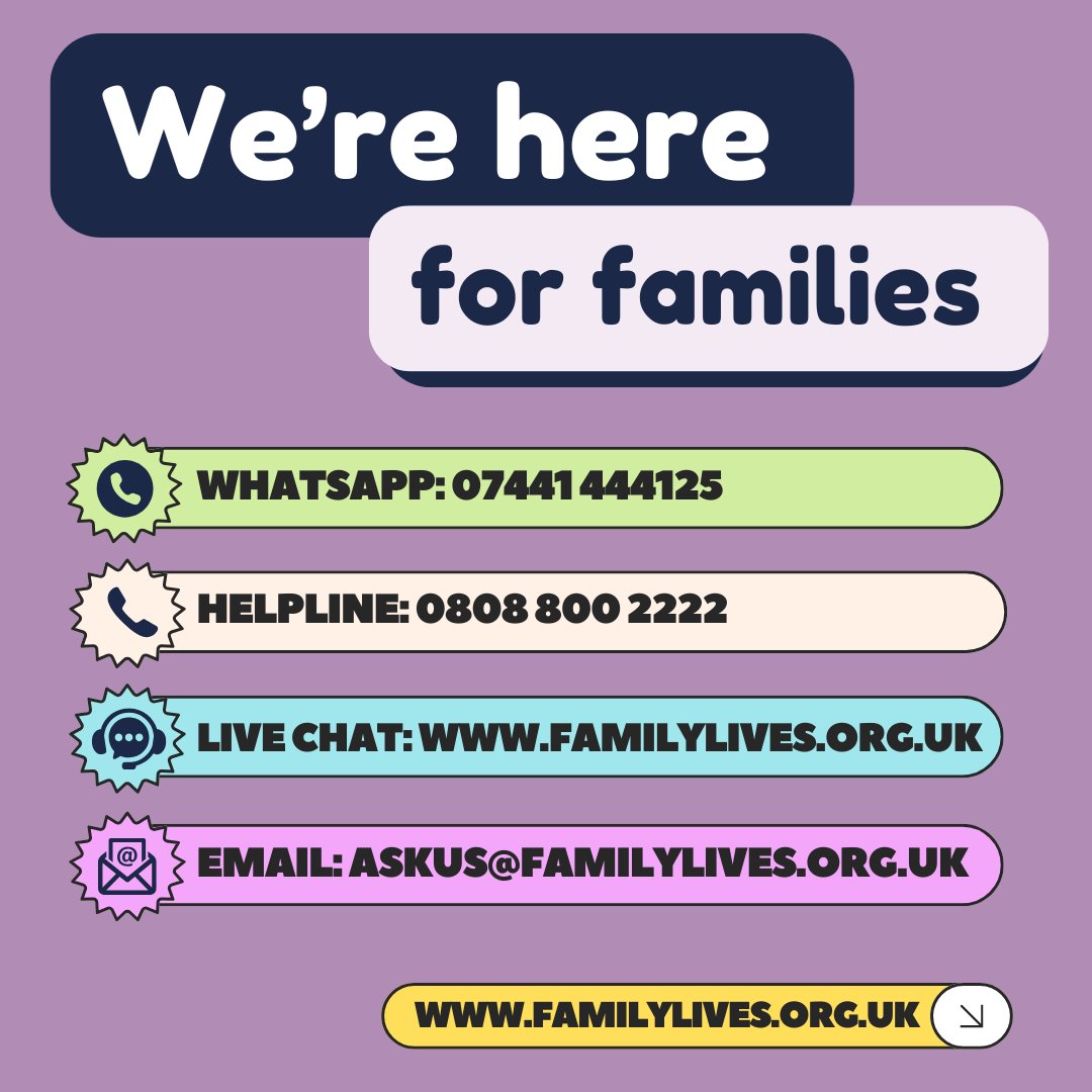 Need someone to talk to? We're here for you until 9pm today. Whether it's parenting challenges, family concerns, or worries about your child, we’re ready to listen and support. Our service is completely free and confidential. #FamilySupport #ParentingAdvice #WereHereForFamilies