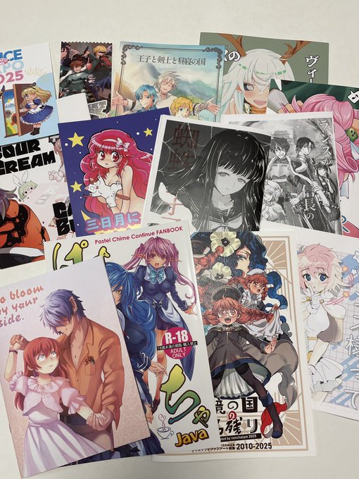 昨日の戦利品とか。タイミングが合わなくて買い逃したのあるのが残念。お疲れ様でした #アリス万博2025