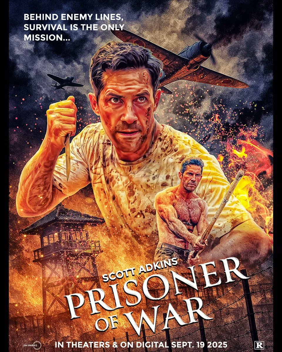 Shaolin Jaa (@shaolinjaa) on Twitter photo PRISONER OF WAR alternate movie poster designed by Jim Harris Designs.
The film directed by Louis Mandylor and starting Scott Adkins land on digital and selected cinemas September 19
#prisonerofwar #LouisMandylor #scottadkins PRISONER OF WAR alternate movie poster designed by Jim Harris Designs.
The film directed by Louis Mandylor and starting Scott Adkins land on digital and selected cinemas September 19
#prisonerofwar #LouisMandylor #scottadkins