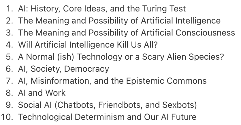 danwilliamsphil's tweet photo. Advances in AI are likely to transform our economies, societies, cultures, and understanding of what it means to be human. If you’re interested in learning about this topic, I have an introductory, up-to-date syllabus and reading list covering the following areas areas 👇: (1/2) https://t.co/jWxMVD5T4Y