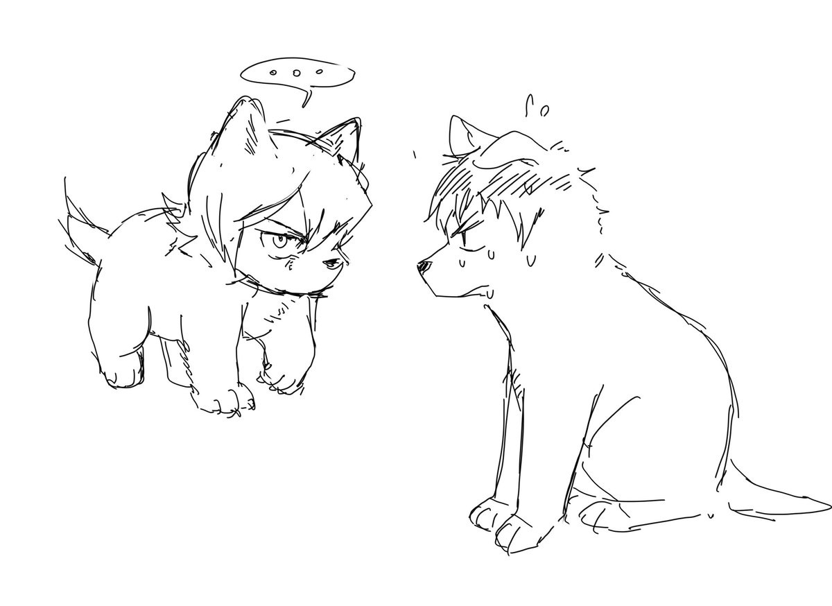 🐺💢🐶💦💦💦