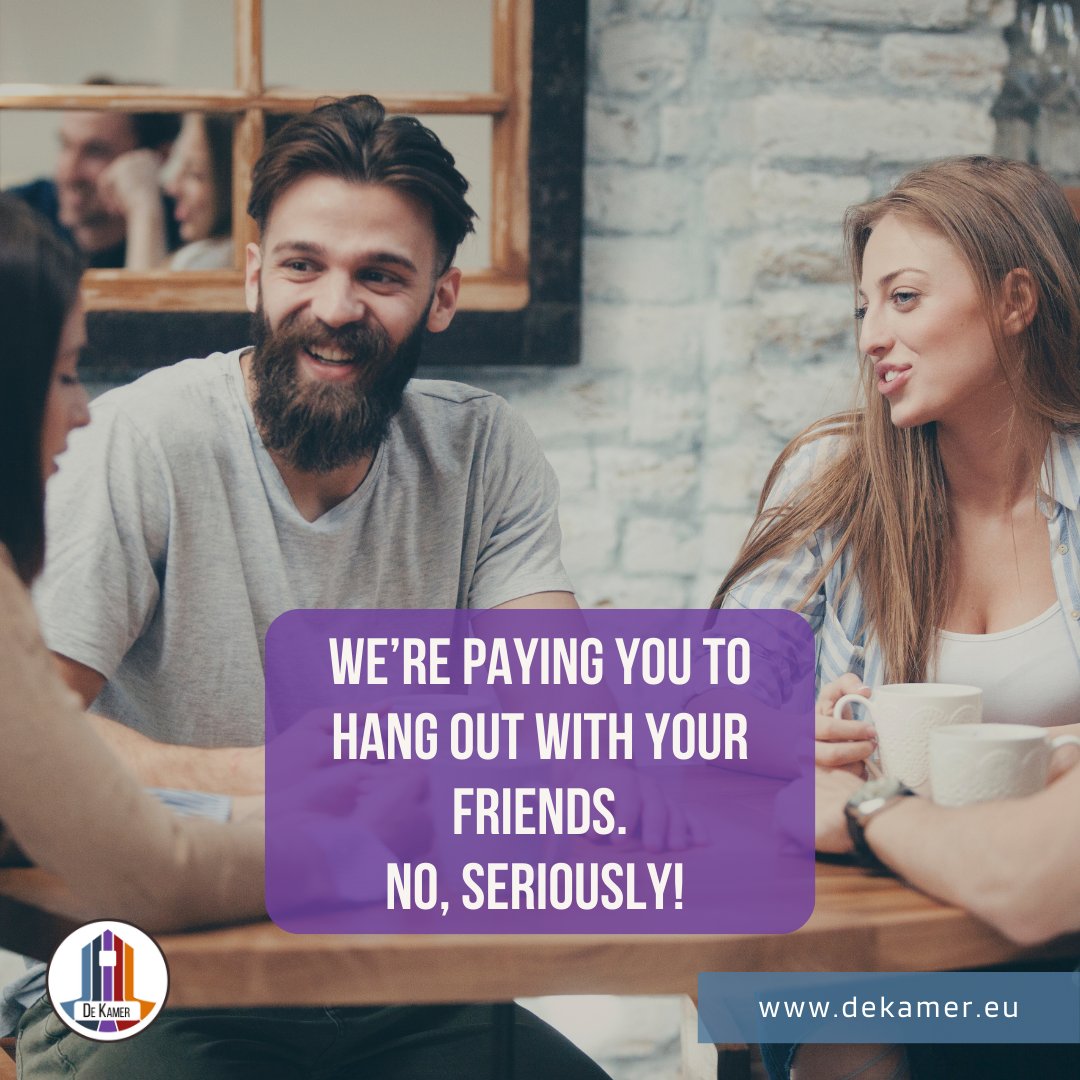Bring a friend to any of our Kamers. If they sign up for more than 3 months, you get their first month’s rent back as a little thank-you gift from us.

You cowork, they cowork and you get cash. 💸

💬 Tag your favourite freelance buddy in the comments!

#DeKamerEU