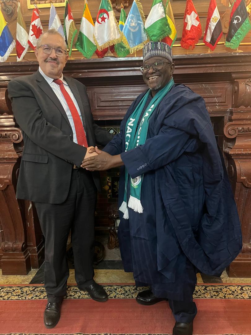 NACCIMA30's tweet photo. NACCIMA Delegation at IATF 2025, Algiers
The Nigerian Association of Chambers of Commerce, Industry, Mines and Agriculture (NACCIMA), led by its National President and Chairman of the Organized Private Sector of Nigeria (OPSN), Engr. (Dr.) Jani Ibrahim, mni, OON... https://t.co/55iEfhKuYd