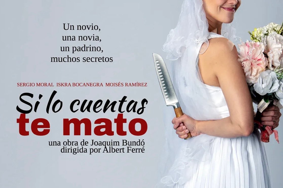 Esta semana vuelve #SiLoCuentasTeMato de @joaquimbundooficial 

Con: @sergiomoralc <a href="/izkraaa/">Iskra Bocanegra</a> y @sesiom_ram 

🗓️🗓️

• domingo 14 a las 20:30h. 

🎟️🎟️ aquitaniateatre.com