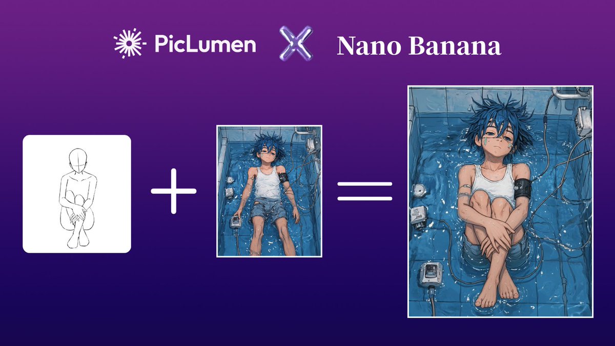 #nanobanana adds precision to post editing in #PicLumen. The environment stays consistent, the character remains the same, and the pose shifts with continuity in both detail and mood.
#AIart