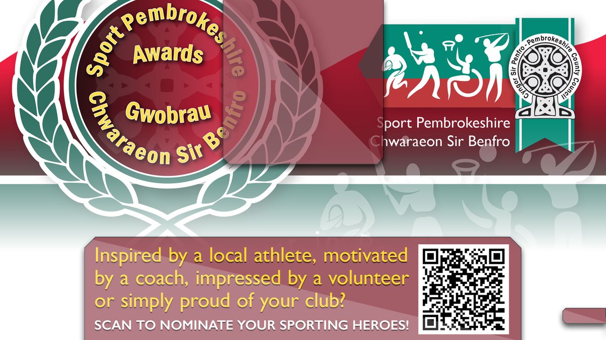 Today we launch the Sport Pembrokeshire Awards 2025
In partnership with
<a href="/FollyFarmWales/">Folly Farm</a>
<a href="/ValeroPembroke/">Valero Pembroke Refinery in the Community</a>
<a href="/purewestradio/">Pure West Radio</a>
We need your nominations to make the event a success.
Follow the link below, to place your nominations ….

pembrokeshire.gov.uk/forge/index.as…