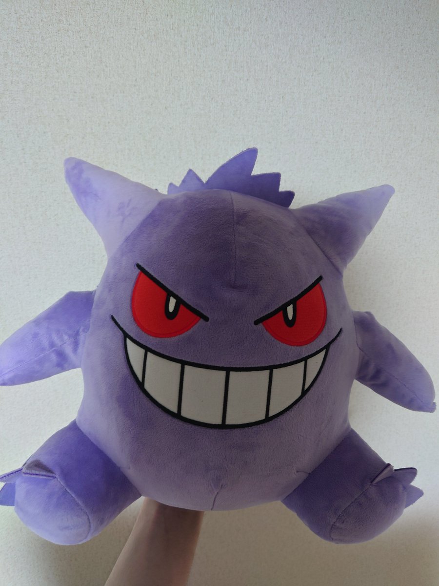 帰宅
親が車にいたので自分はこっそり先に帰宅して鍵閉めて玄関前にゲンガちゃんをスタンバイ、ゲンガちゃんがお出迎えドッキリを仕掛けました
ちょっとびっくりしたもののすぐにバレましたw